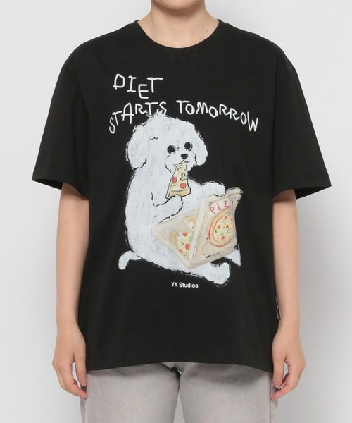 WaiKei（ワイケイ）の「【UNISEX】Wai Kei／DIETスタートTEE（Tシャツ/カットソー・レディース・ブラック・MEDIUM/LARGE）」の18枚目の写真