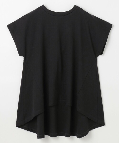 ANY(エニィ)の「シルケットスムースチュニック(Tシャツ/カットソー・レディース・ホワイト系/ブラック系/ダークブラウン系/イエロー系・4)」の18枚目の写真