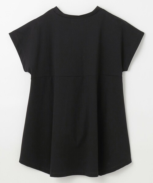 ANY(エニィ)の「シルケットスムースチュニック(Tシャツ/カットソー・レディース・ホワイト系/ブラック系/ダークブラウン系/イエロー系・4)」の19枚目の写真