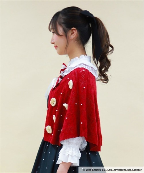 マイメロディ／ニットケープ（カーディガン/ボレロ）｜axes femme