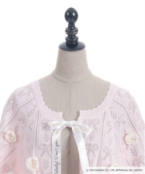 マイメロディ／ニットケープ（カーディガン/ボレロ）｜axes femme