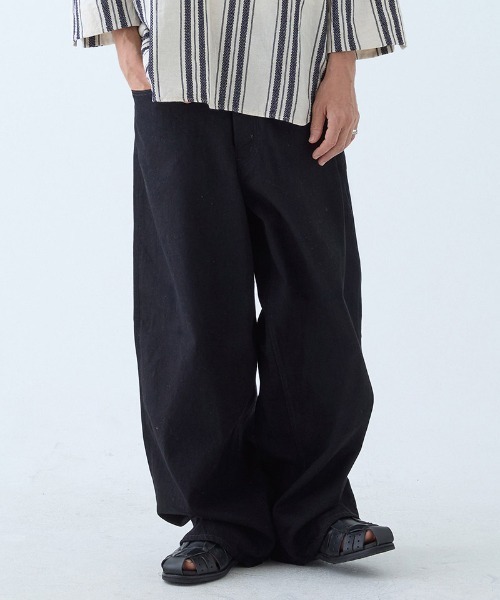 EGO TRIPPING（エゴトリッピング）の「mp13707- Fluxdenim デニムパンツ（デニムパンツ・メンズ・ネイビー系/ブラック・29/31/33）」の5枚目の写真