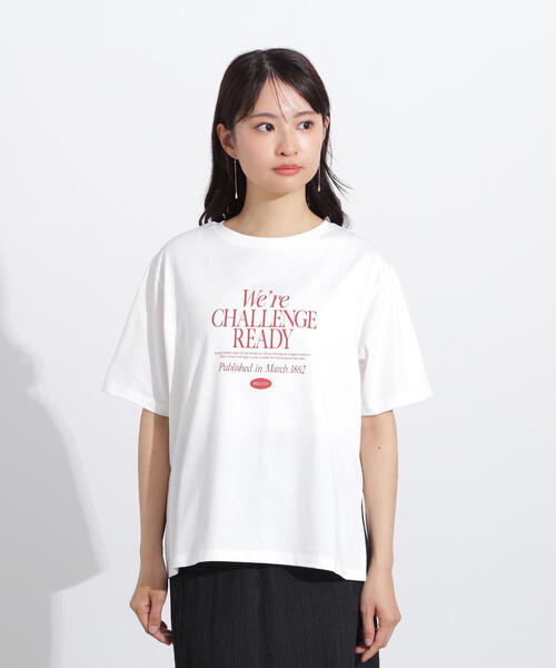 N.(N. Natural Beauty Basic)(エヌエヌナチュラルビューティーベーシック)の「レタリングロゴTシャツ(Tシャツ/カットソー・レディース・ピンク/ベージュ/オフホワイト・MEDIUM)」の19枚目の写真