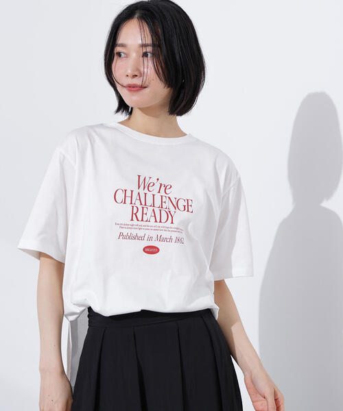 N.(N. Natural Beauty Basic)(エヌエヌナチュラルビューティーベーシック)の「レタリングロゴTシャツ(Tシャツ/カットソー・レディース・ピンク/ベージュ/オフホワイト・MEDIUM)」の12枚目の写真