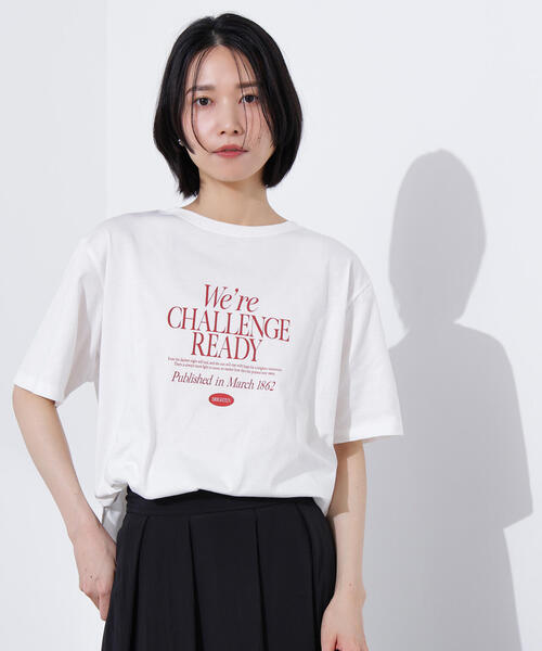 N.(N. Natural Beauty Basic)(エヌエヌナチュラルビューティーベーシック)の「レタリングロゴTシャツ(Tシャツ/カットソー・レディース・ピンク/ベージュ/オフホワイト・MEDIUM)」の16枚目の写真