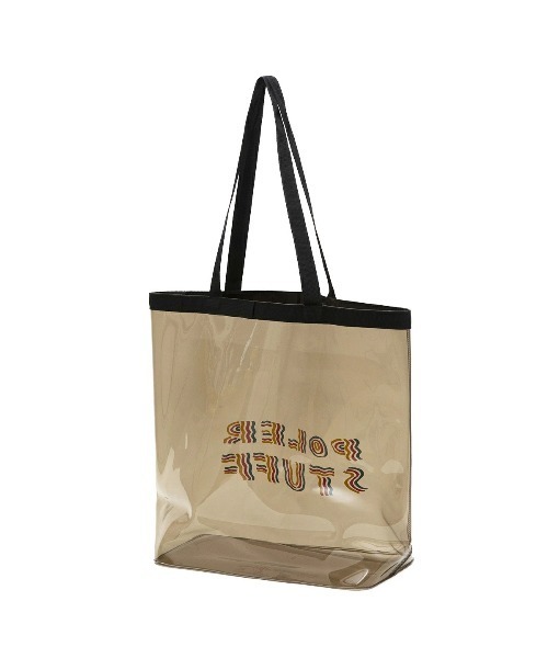 POLeR（ポーラー）の「POLER PVC POOL BAG（ポーラー PVC プールバッグ）（トートバッグ・メンズ・オレンジ/ブラック/クリア・FREE）」の4枚目の写真