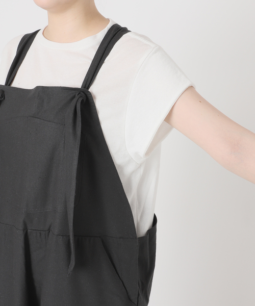 IENA（イエナ）の「BASERANGE/ベースレンジ GREN OVERALLS（サロペット/オーバーオール・レディース・チャコールグレー・FREE）」の16枚目の写真