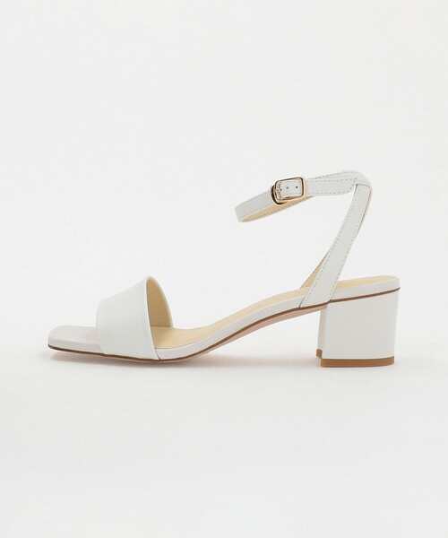 ODETTE E ODILE(オデットエオディール)の「ブロックヒール サンダル50↓↑(サンダル・レディース・ブラック/ホワイト/ベージュ・23cm/23.5cm/24cm/22cm/22.5cm/24.5cm/21.5cm/25cm)」の1枚目の写真