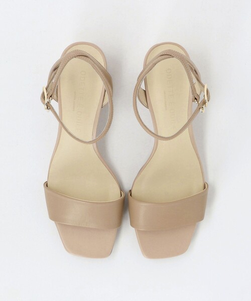 ODETTE E ODILE(オデットエオディール)の「ブロックヒール サンダル50↓↑(サンダル・レディース・ブラック/ホワイト/ベージュ・23cm/23.5cm/24cm/22cm/22.5cm/24.5cm/21.5cm/25cm)」の8枚目の写真