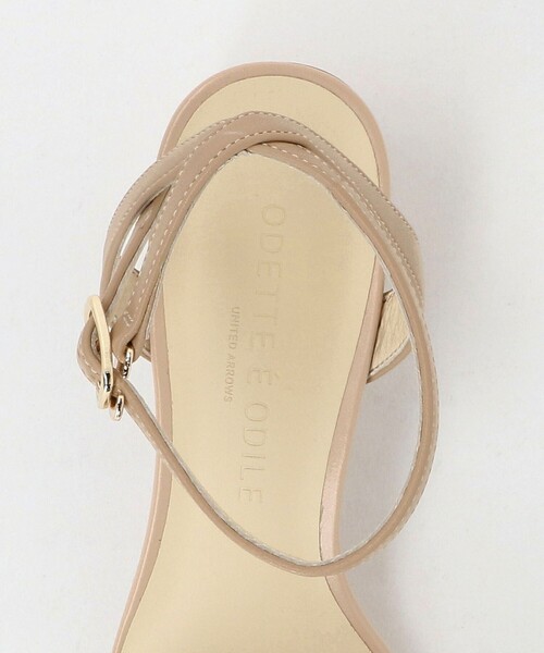 ODETTE E ODILE(オデットエオディール)の「ブロックヒール サンダル50↓↑(サンダル・レディース・ブラック/ホワイト/ベージュ・23cm/23.5cm/24cm/22cm/22.5cm/24.5cm/21.5cm/25cm)」の12枚目の写真