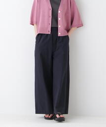 【未使用品】HUMAN WOMAN コットンリネンワイドパンツ human woman｜◇エアリーコットンタックワイドパンツ | Rakuten