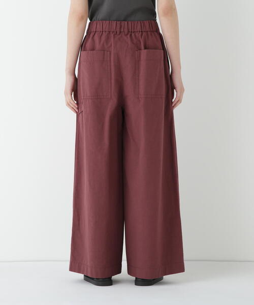 human woman（ヒューマンウーマン）の「◆コットンリネンウェザー近江晒シェフパンツ（その他パンツ・レディース・イエロー/ネイビー/ブラウン・SMALL/MEDIUM）」の19枚目の写真