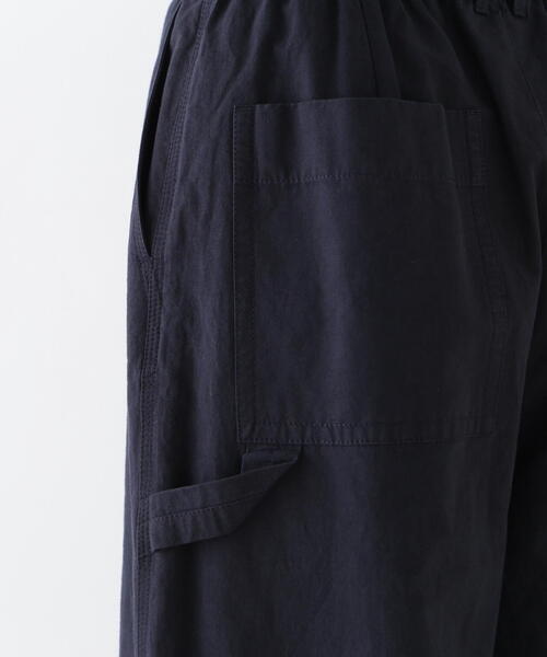 human woman（ヒューマンウーマン）の「◆コットンリネンウェザー近江晒シェフパンツ（その他パンツ・レディース・イエロー/ネイビー/ブラウン・SMALL/MEDIUM）」の6枚目の写真