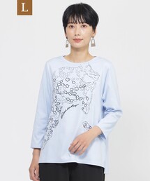 七分袖」に該当するTシャツ/カットソー（前面プリント