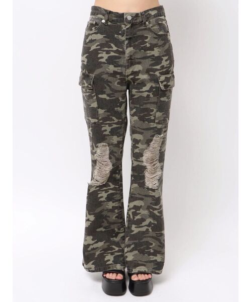 EVRIS（エヴリス）の「ダメージフレアパンツ（その他パンツ・レディース・ブラウン/その他1・SMALL/MEDIUM）」の19枚目の写真