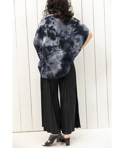 OSMOSIS(オズモーシス)の「タイダイサイドドレーププルオーバー(Tシャツ/カットソー・レディース・ブラック/パープル/ピンク・ONE SIZE)」の6枚目の写真