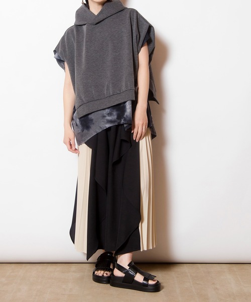 OSMOSIS(オズモーシス)の「タイダイサイドドレーププルオーバー(Tシャツ/カットソー・レディース・ブラック/パープル/ピンク・ONE SIZE)」の18枚目の写真