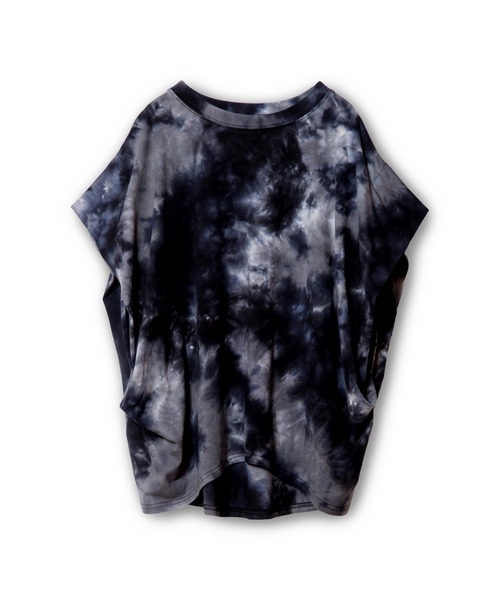 OSMOSIS(オズモーシス)の「タイダイサイドドレーププルオーバー(Tシャツ/カットソー・レディース・ブラック/パープル/ピンク・ONE SIZE)」の4枚目の写真