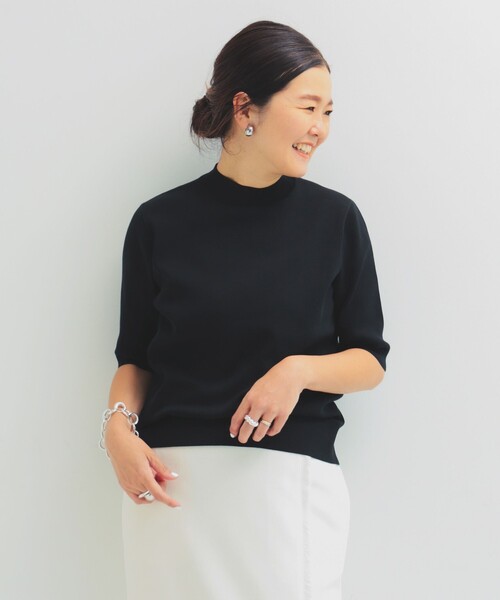 【今季新品未使用】Demi Luxe BEAMS シンプル モックネック ニット Demi-Luxe BEAMS｜シンプル モックネック ニット .M | Rakuten Fashion