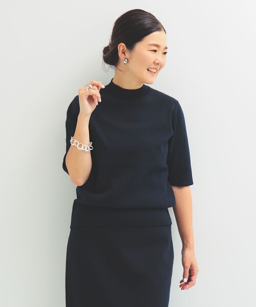 【今季新品未使用】Demi Luxe BEAMS シンプル モックネック ニット Demi-Luxe BEAMS｜シンプル モックネック ニット .M | Rakuten Fashion