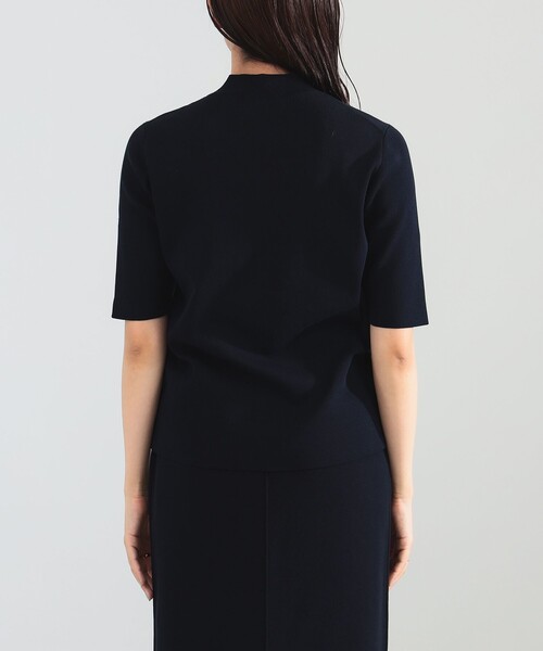 シンプル モックネック ニット .M［手洗い可］（ニット/セーター