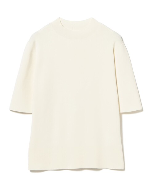 シンプル モックネック ニット .M［手洗い可］（ニット/セーター