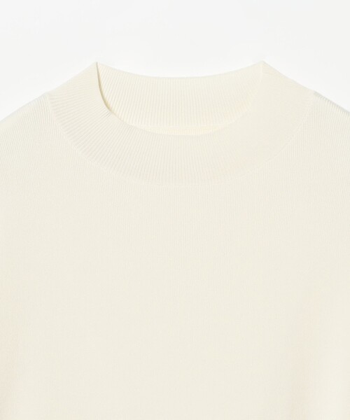 シンプル モックネック ニット .M［手洗い可］（ニット/セーター