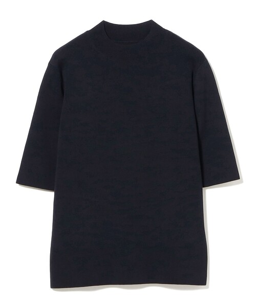 Demi-Luxe BEAMS（デミルクス ビームス）の「シンプル モックネック ニット .M［手洗い可］（ニット/セーター・レディース・ブラック/ネイビー/オフホワイト・ONE SIZE）」の7枚目の写真
