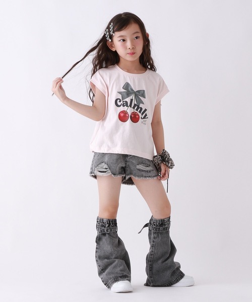 10C REPIPI（ジューシーレピピ）の「【10C REPIPI】CherryRibbonTシャツ（Tシャツ/カットソー・キッズ・ブラック/ピンク/ホワイト・130cm/120cm/110cm）」の8枚目の写真