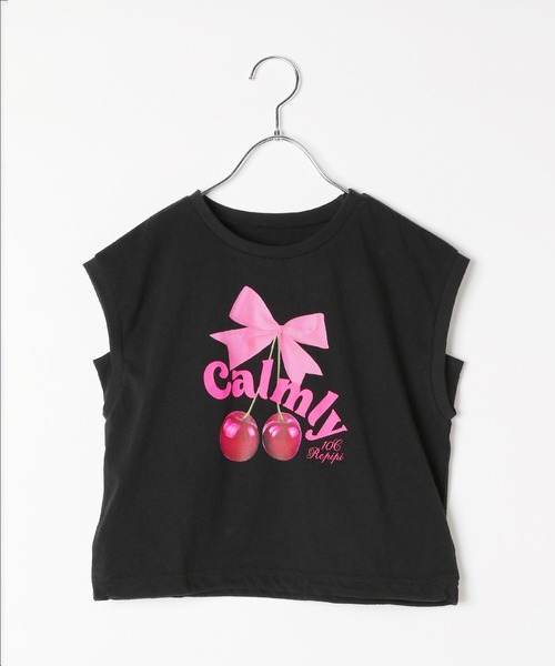 10C REPIPI（ジューシーレピピ）の「【10C REPIPI】CherryRibbonTシャツ（Tシャツ/カットソー・キッズ・ブラック/ピンク/ホワイト・130cm/120cm/110cm）」の11枚目の写真