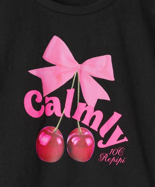 10C REPIPI（ジューシーレピピ）の「【10C REPIPI】CherryRibbonTシャツ（Tシャツ/カットソー・キッズ・ブラック/ピンク/ホワイト・130cm/120cm/110cm）」の21枚目の写真