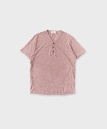 FLISTFIA（フリストフィア）の「FLISTFIA/フリストフィア Henley Neck T-Shirts Tシャツ（Tシャツ/カットソー）」