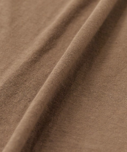FLISTFIA（フリストフィア）の「FLISTFIA/フリストフィア Henley Neck T-Shirts Tシャツ（Tシャツ/カットソー・メンズ・ピンク/サーモンピンク/ブラウン/ライトブルー/オレンジ・3/2/1）」の10枚目の写真