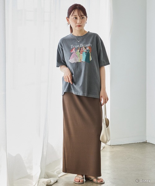 LAVEANGE(ラビアンジェ)の「ディズニープリンセス/プリントTシャツ(Tシャツ/カットソー・レディース・ホワイト/ブラック・4L/3L/LL/M/5L)」の20枚目の写真