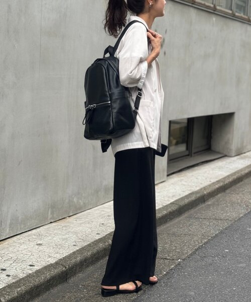 BEARDSLEY（ビアズリー）の「レザーリュック（バックパック/リュック・レディース・ブラック・FREE）」の5枚目の写真