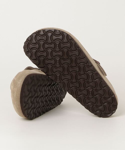 BIRKENSTOCK（ビルケンシュトック）の「[BIRKENSTOCK/ビルケンシュトック] BOSTON SUEDE LEATHER ボストン スウェード サンダル（サンダル・レディース・ベージュ/ブラック・23/24/24.5/26/26.5/27/28/25）」の12枚目の写真