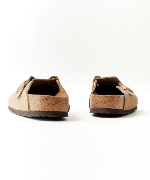 BIRKENSTOCK（ビルケンシュトック）の「[BIRKENSTOCK/ビルケンシュトック] BOSTON SUEDE LEATHER ボストン スウェード サンダル（サンダル・レディース・ベージュ/ブラック・23/24/24.5/26/26.5/27/28/25）」の10枚目の写真