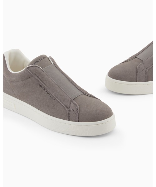 美品 【ARMANI EXCHANG】アルマーニ スニーカー スリッポン レザー アルマーニエクスチェンジ(ARMANI EXCHANGE)|ARMANI EXCHANGE