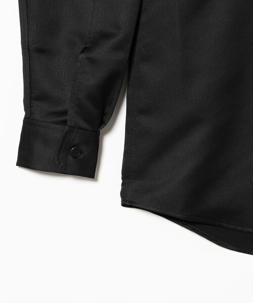 BEAMS（ビームス）の「リラックスフィット レザールック シャツ（シャツ/ブラウス・メンズ・ブラック/ダークブラウン・S/M/L/XL）」の11枚目の写真
