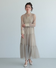 Dorry Doll | チュールティアードドレス(ドレス)