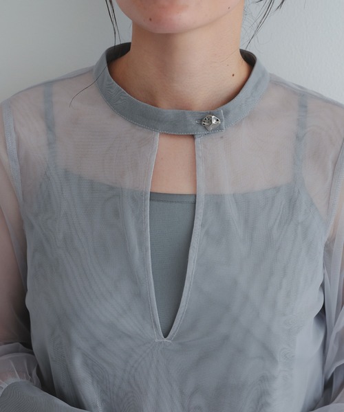 Dorry Doll（ドリードール）の「チュールティアードドレス（ドレス・レディース・ブラック/グレー/チャコール/ベージュ・MEDIUM）」の21枚目の写真