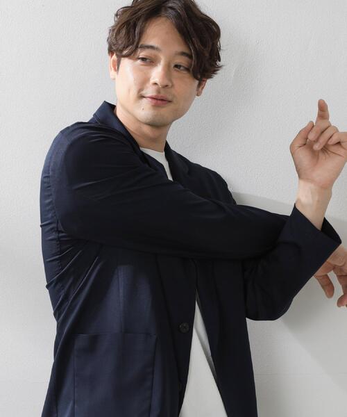 THE SHOP TK （ザ ショップ ティーケー ）の「スムースファイバーリラックスジャケット 【セットアップ可／UVカット／イージーケア／洗濯機OK】（テーラードジャケット・メンズ・ネイビー/グレー/ブラウン系その他・01/02/03/04）」の22枚目の写真