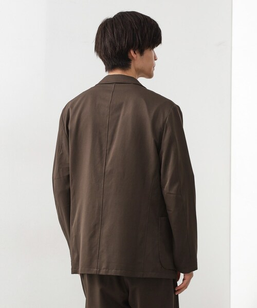 THE SHOP TK （ザ ショップ ティーケー ）の「スムースファイバーリラックスジャケット 【セットアップ可／UVカット／イージーケア／洗濯機OK】（テーラードジャケット・メンズ・ネイビー/グレー/ブラウン系その他・01/02/03/04）」の15枚目の写真