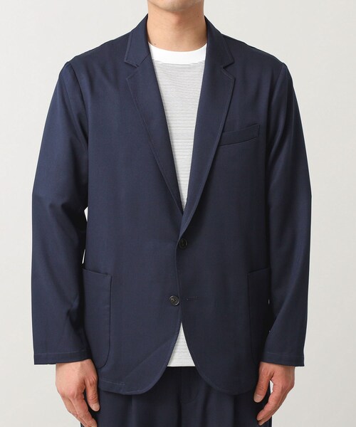 THE SHOP TK （ザ ショップ ティーケー ）の「スムースファイバーリラックスジャケット 【セットアップ可／UVカット／イージーケア／洗濯機OK】（テーラードジャケット・メンズ・ネイビー/グレー/ブラウン系その他・01/02/03/04）」の7枚目の写真