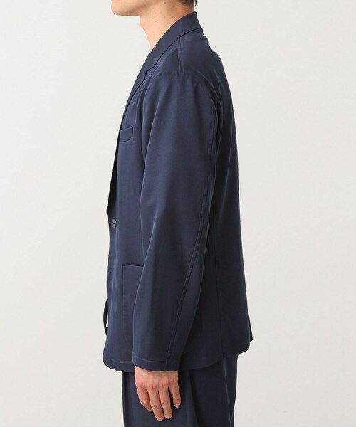 THE SHOP TK （ザ ショップ ティーケー ）の「スムースファイバーリラックスジャケット 【セットアップ可／UVカット／イージーケア／洗濯機OK】（テーラードジャケット・メンズ・ネイビー/グレー/ブラウン系その他・01/02/03/04）」の8枚目の写真