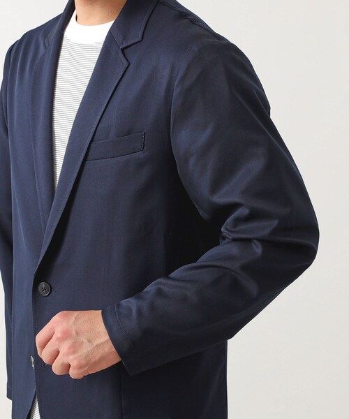 THE SHOP TK （ザ ショップ ティーケー ）の「スムースファイバーリラックスジャケット 【セットアップ可／UVカット／イージーケア／洗濯機OK】（テーラードジャケット・メンズ・ネイビー/グレー/ブラウン系その他・01/02/03/04）」の4枚目の写真
