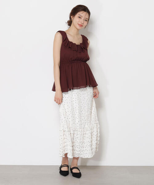 PROPORTION BODY DRESSING(プロポーションボディドレッシング)の「カットレース切り替えスカート / 1215220706(スカート・レディース・ブラック/ホワイト系その他・MEDIUM/P/S)」の14枚目の写真