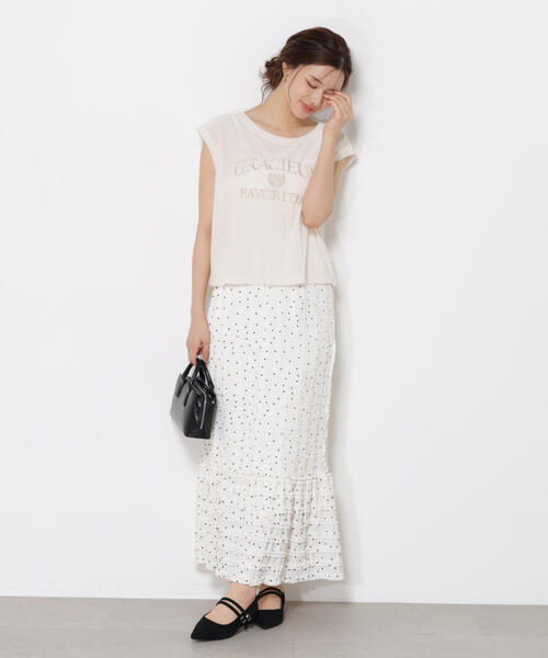 PROPORTION BODY DRESSING(プロポーションボディドレッシング)の「カットレース切り替えスカート / 1215220706(スカート・レディース・ブラック/ホワイト系その他・MEDIUM/P/S)」の18枚目の写真