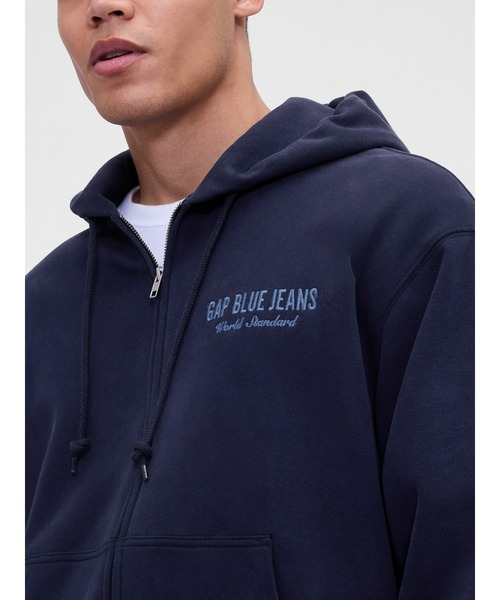 Yock 正規品 glo gang フード付きパーカー 青 ヴィンテージ Yock 正規