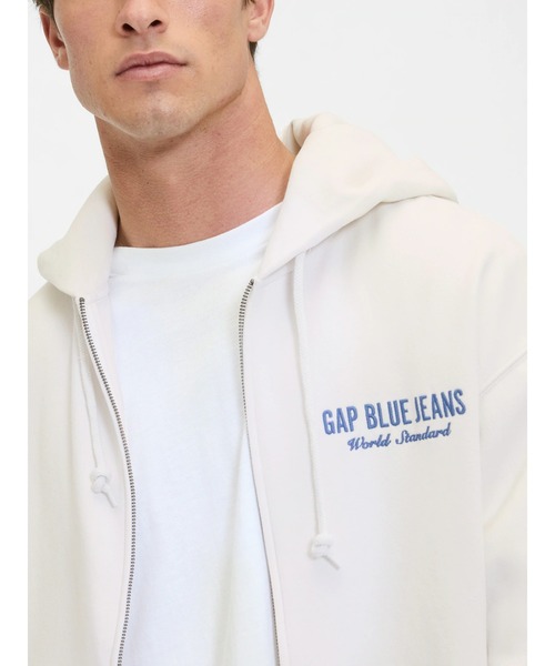 GAP（ギャップ）の「ヴィンテージソフト デニム ジップアップパーカー（パーカー・メンズ・カーキ/ベージュ/ネイビー/ホワイト系その他・XS/S/M/L/XL）」の11枚目の写真
